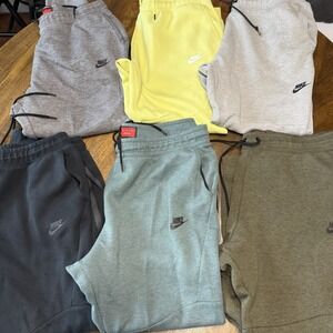 Nike tech Fleece Pants Lot Men's XL 6 Pairs